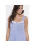 Women's Nightdress Jeannette 7627 LIGHT BLUE DOTS